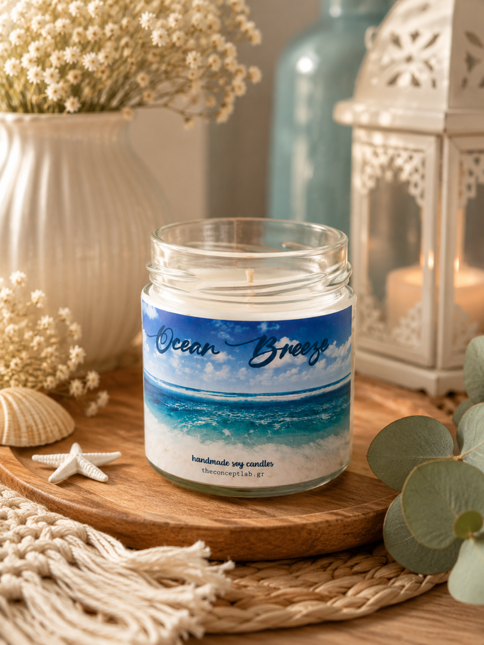Ocean Breeze – χειροποίητο φυτικό κερί σόγιας