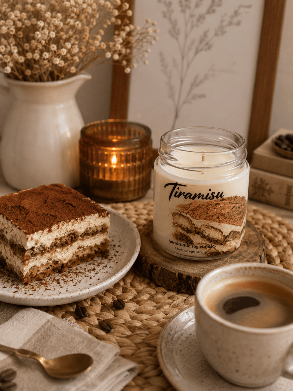 Tiramisu – χειροποίητο φυτικό κερί σόγιας