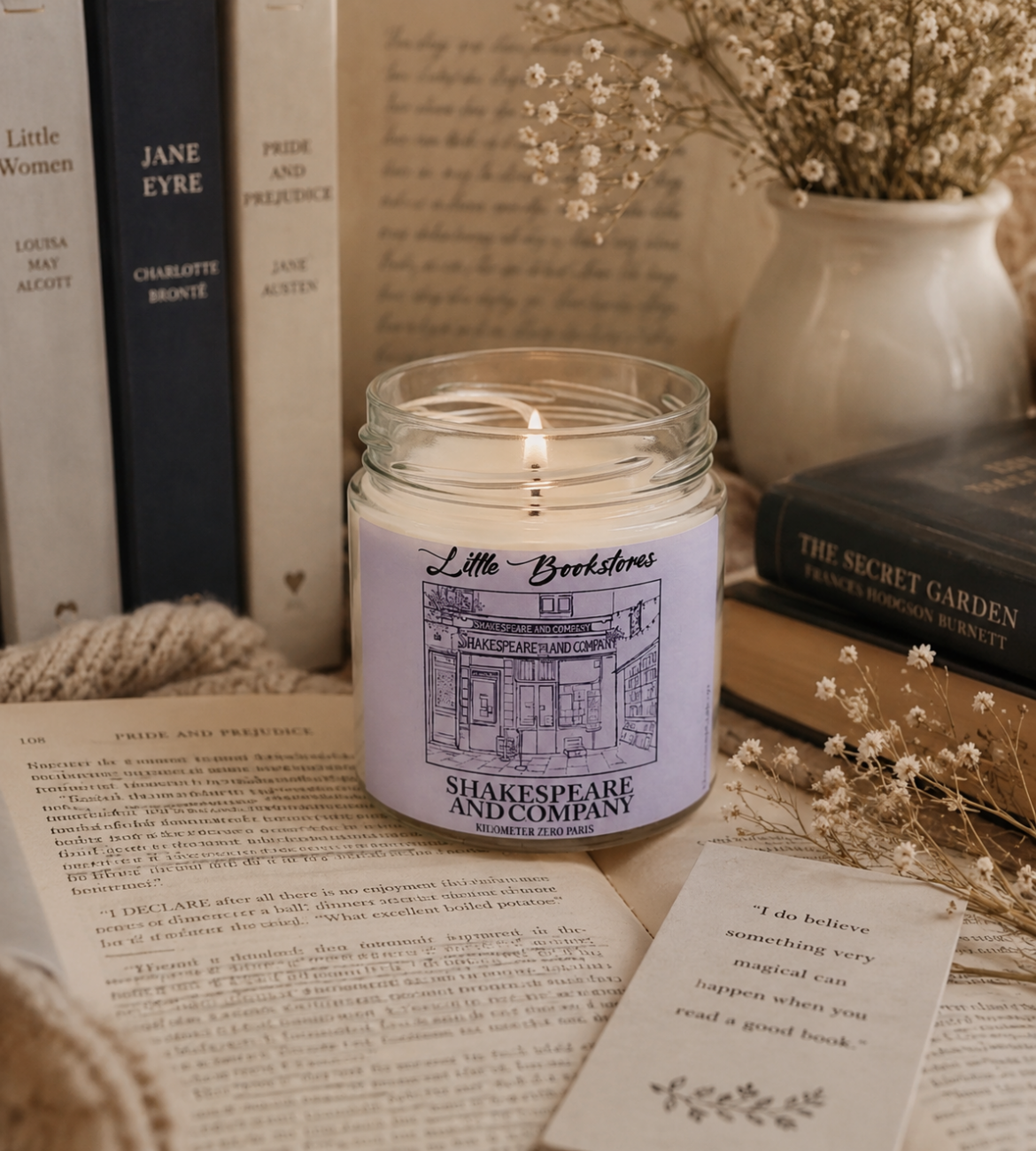 Shakespeare & Co – χειροποίητο φυτικό κερί σόγιας