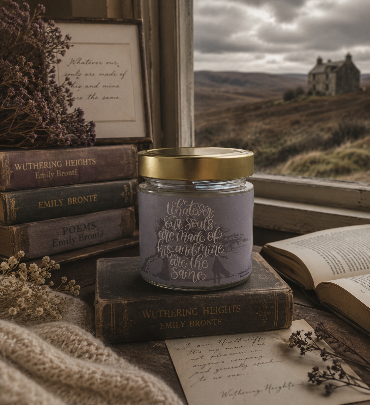 Wuthering Heights – χειροποίητο φυτικό κερί σόγιας