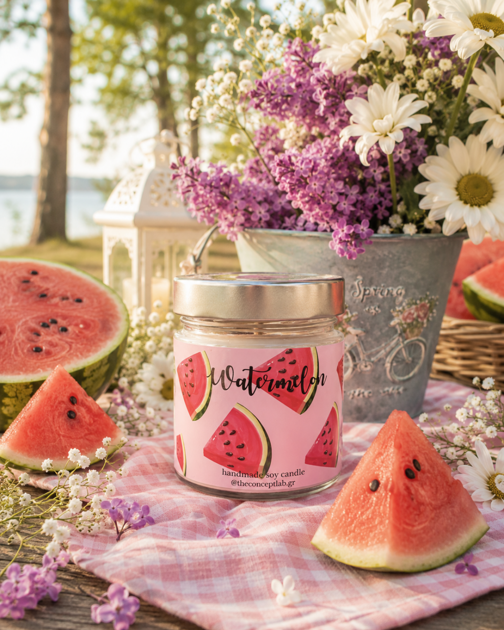 Watermelon – χειροποίητο φυτικό κερί σόγιας