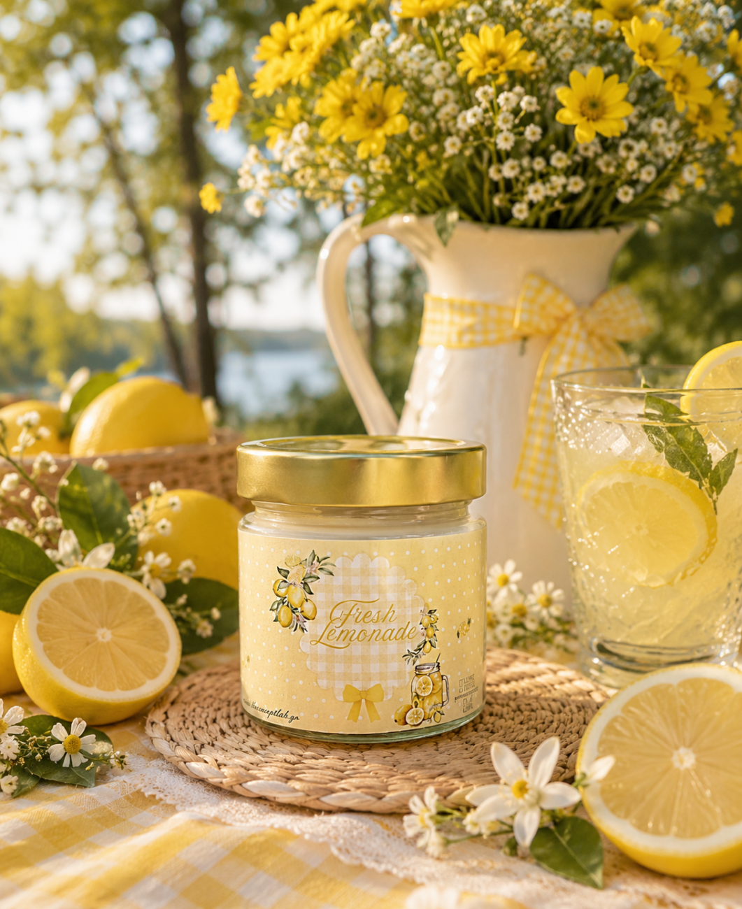 Fresh Lemonade – χειροποίητο φυτικό κερί σόγιας