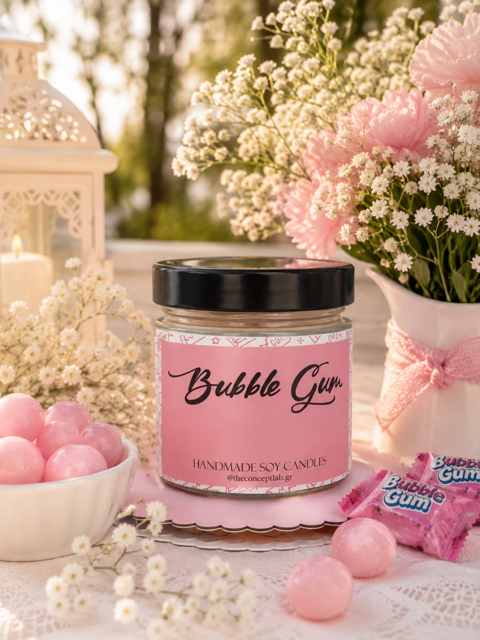 Bubble Gum – χειροποίητο φυτικό κερί σόγιας