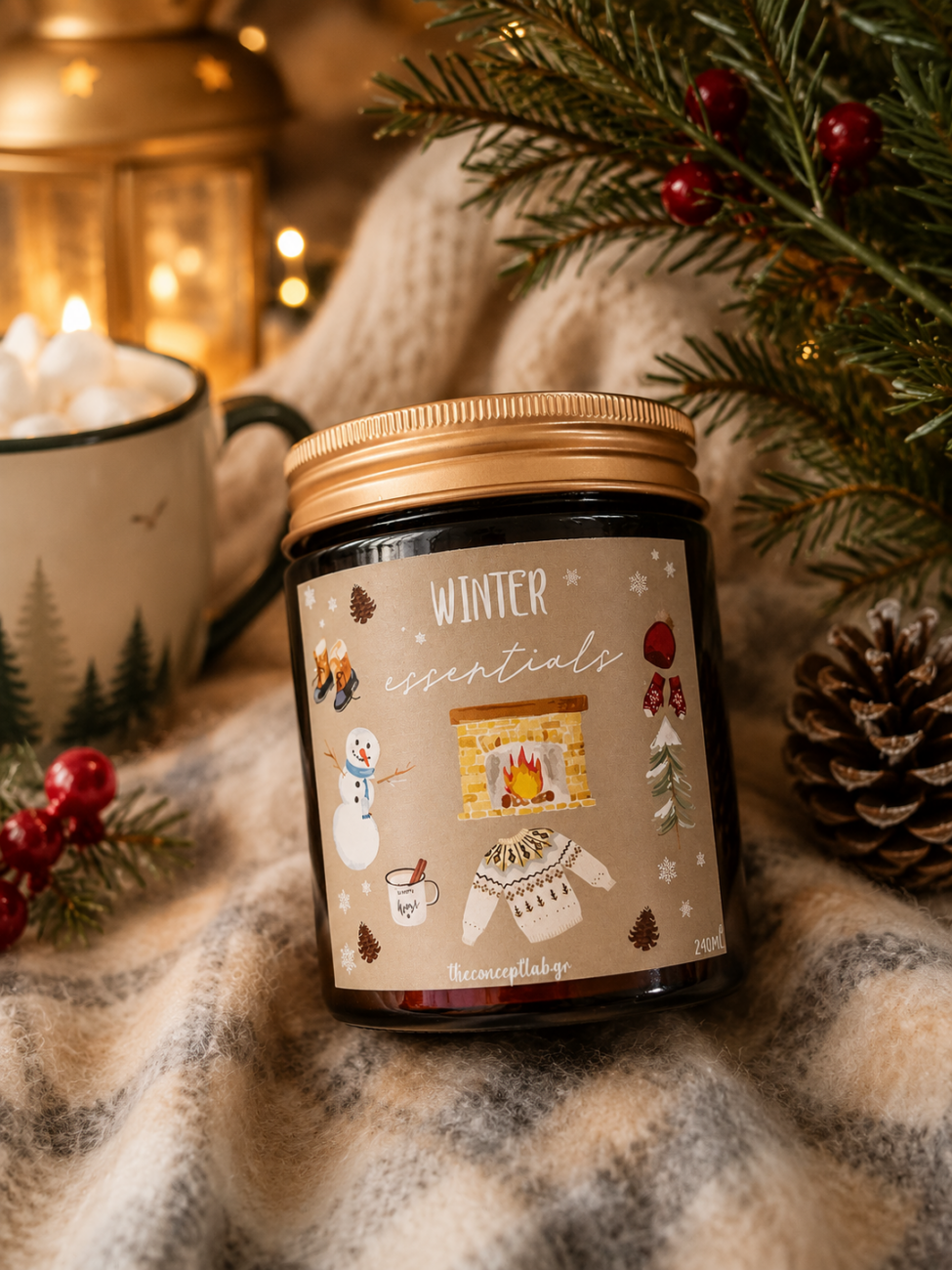 Winter Essentials – χειροποίητο φυτικό κερί σόγιας