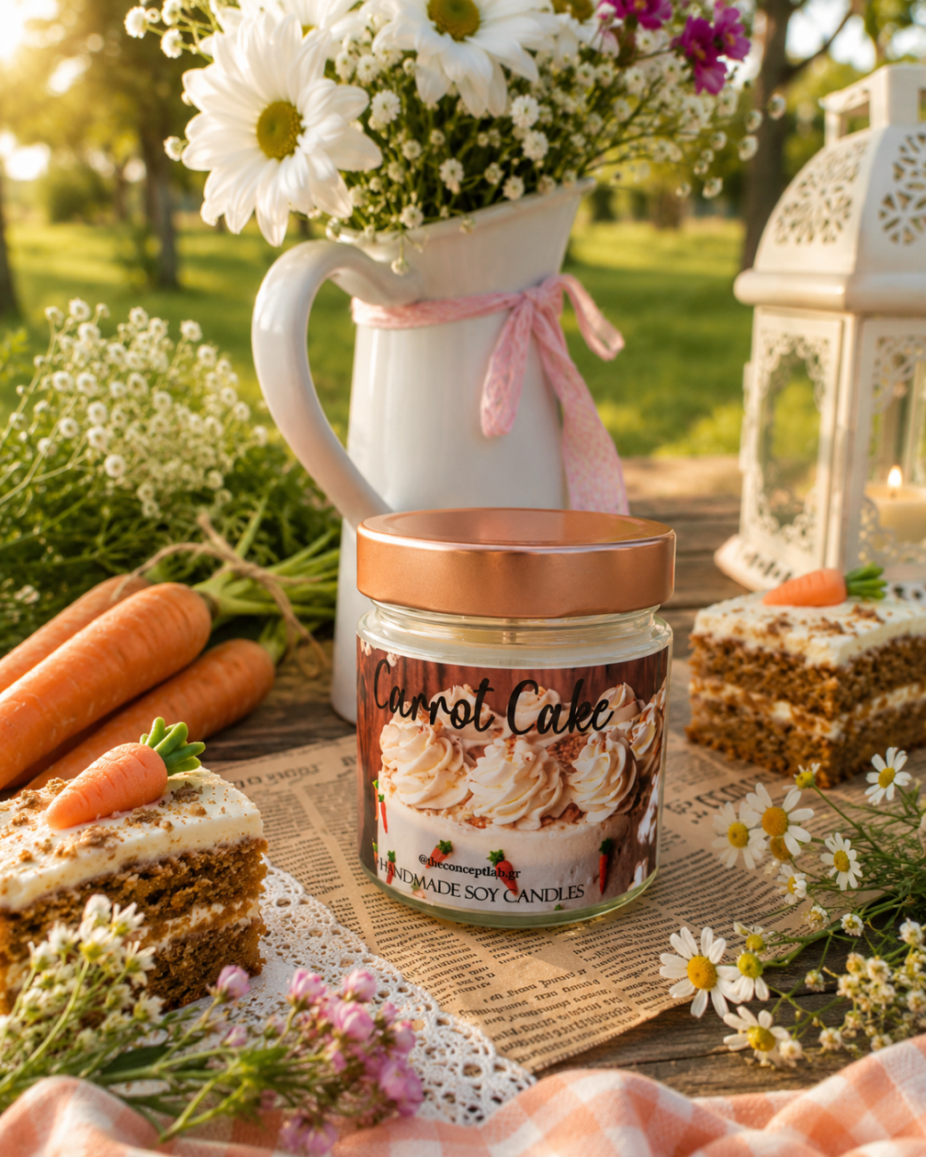 Carrot Cake – χειροποίητο φυτικό κερί σόγιας