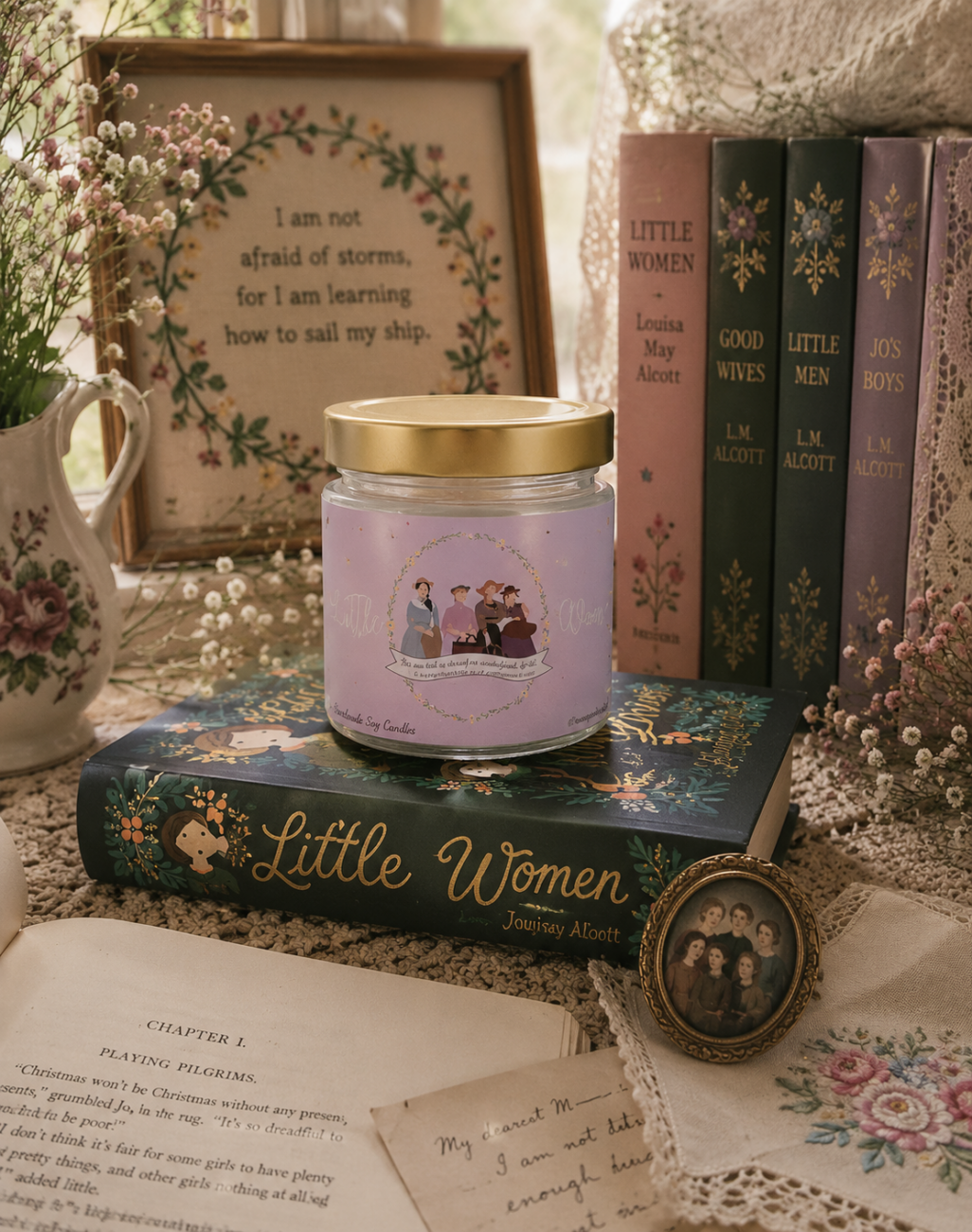 Little Women – χειροποίητο φυτικό κερί σόγιας