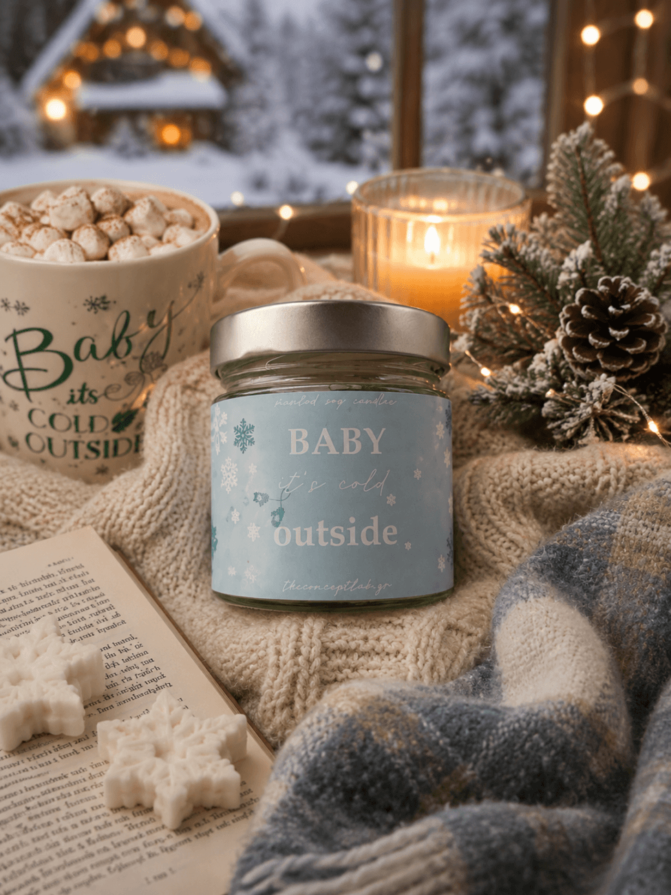 Baby it’s cold outside – χειροποίητο φυτικό κερί σόγιας