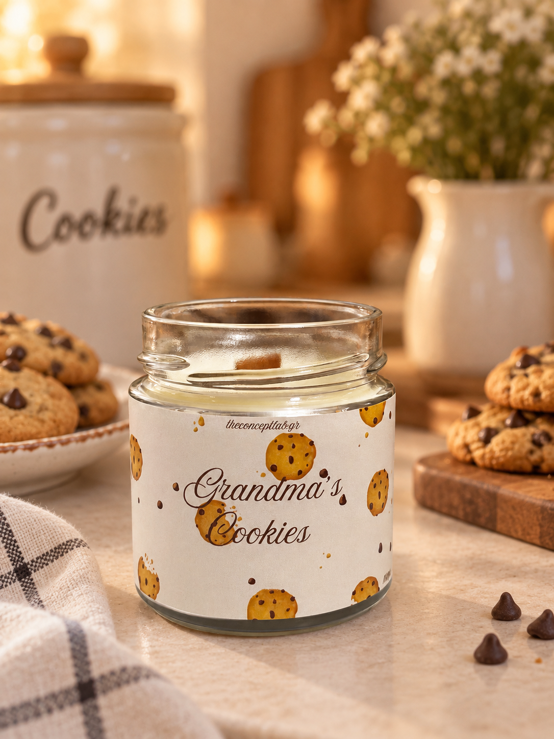 Grandma’s Cookies – χειροποίητο φυτικό κερί σόγιας