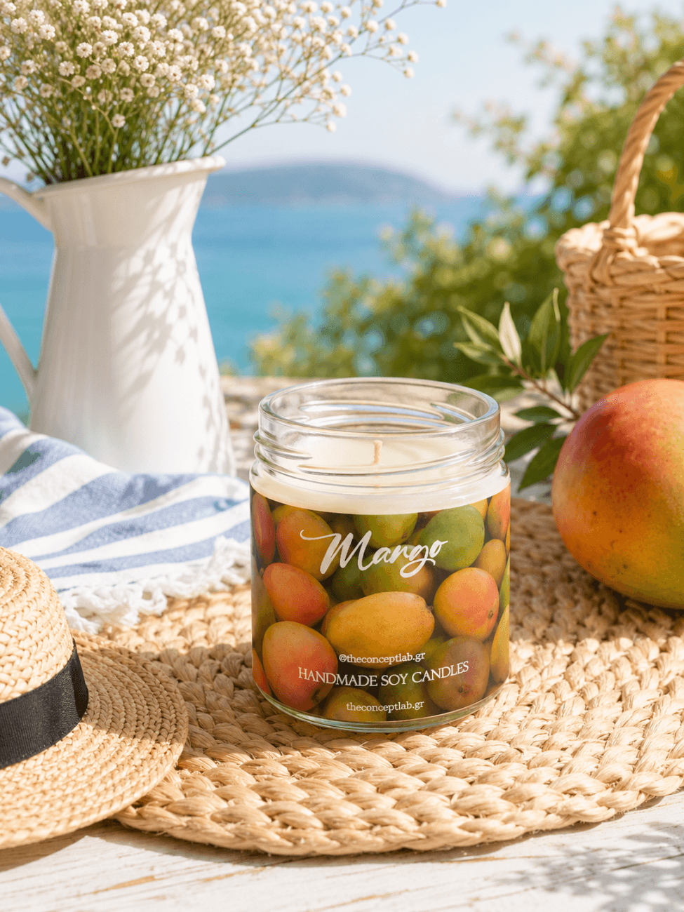 Mango – χειροποίητο φυτικό κερί σόγιας