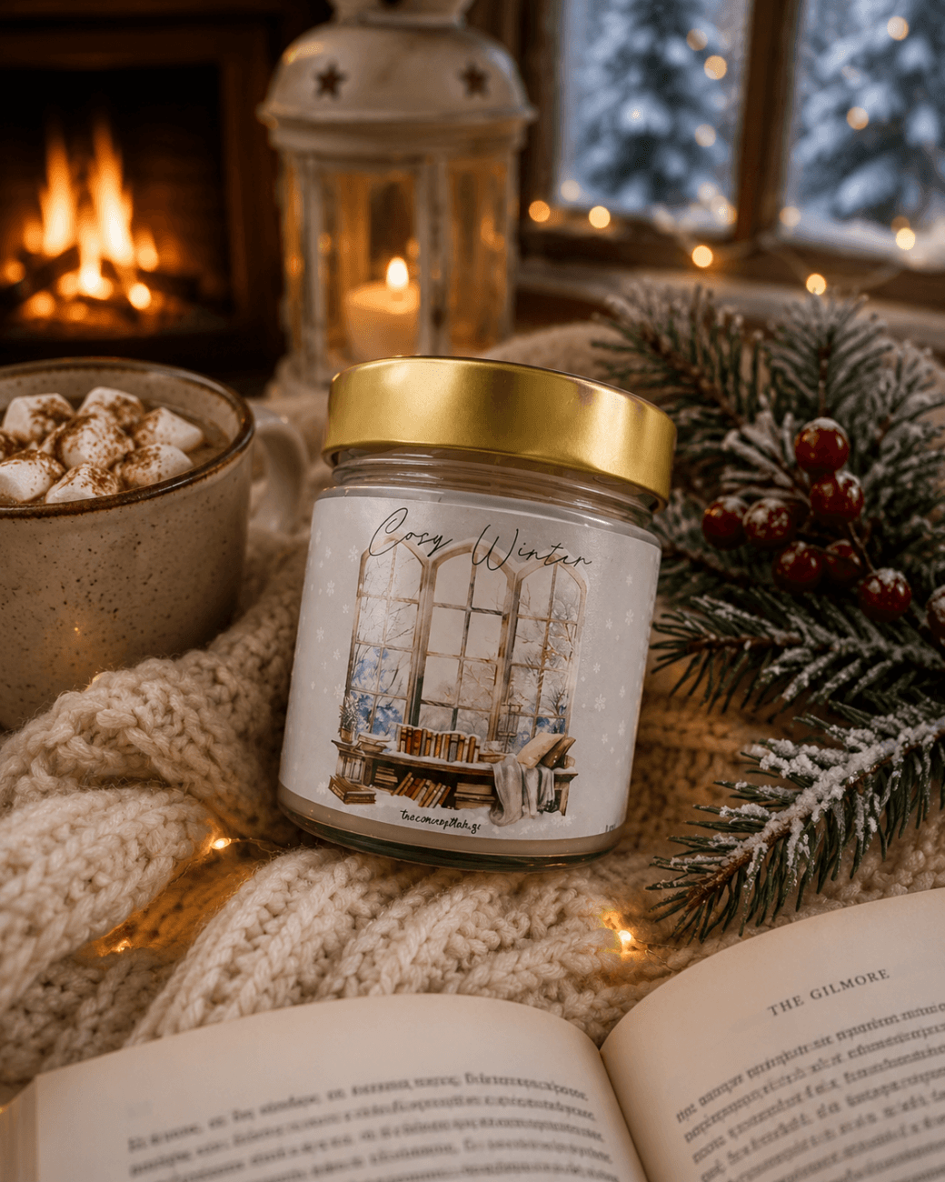 Cosy Winter – χειροποίητο φυτικό κερί σόγιας