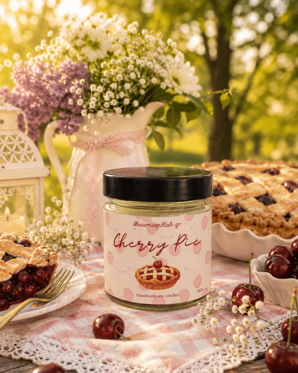 Cherry Pie – χειροποίητο φυτικό κερί σόγιας