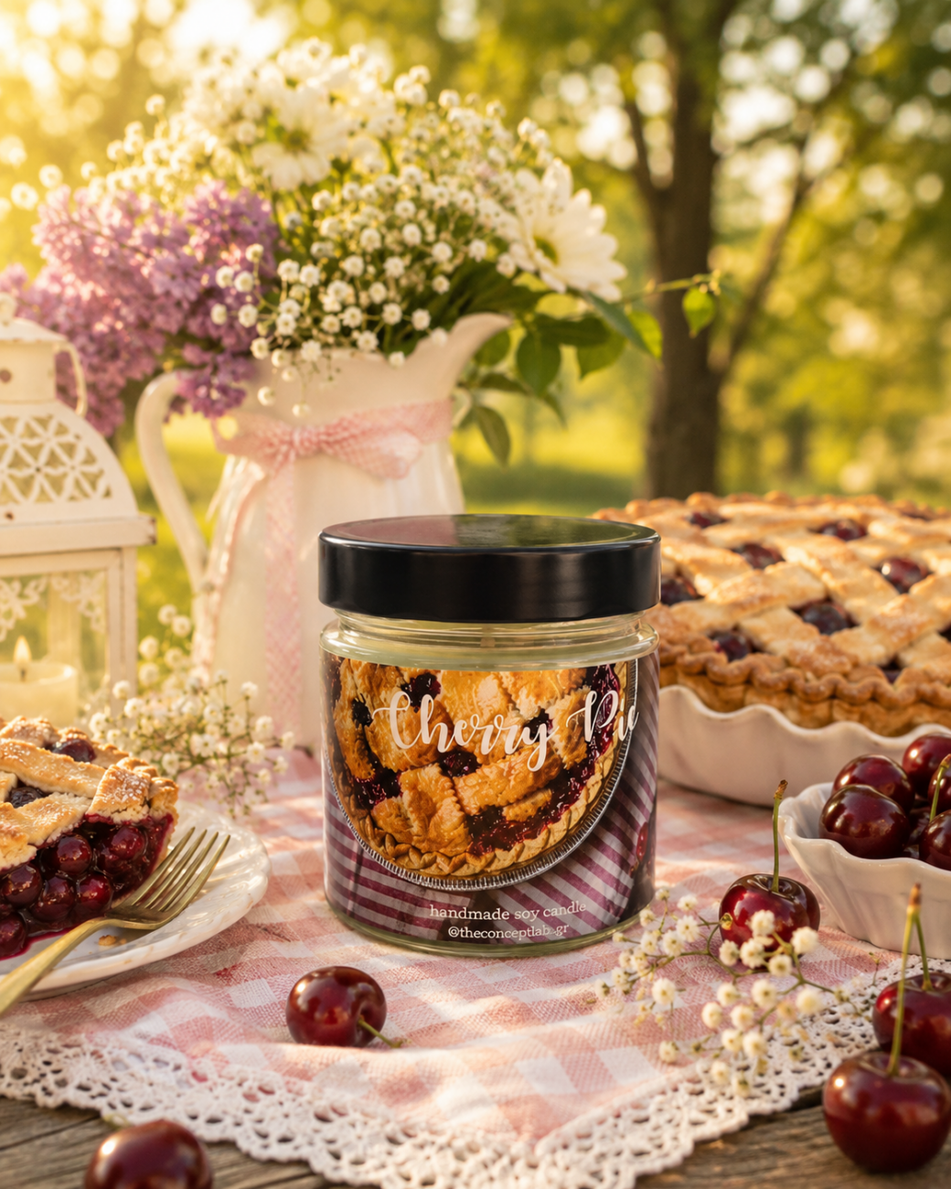 Cherry Pie – χειροποίητο φυτικό κερί σόγιας