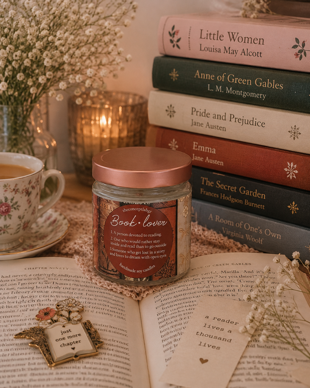Book Lover – χειροποίητο φυτικό κερί σόγιας