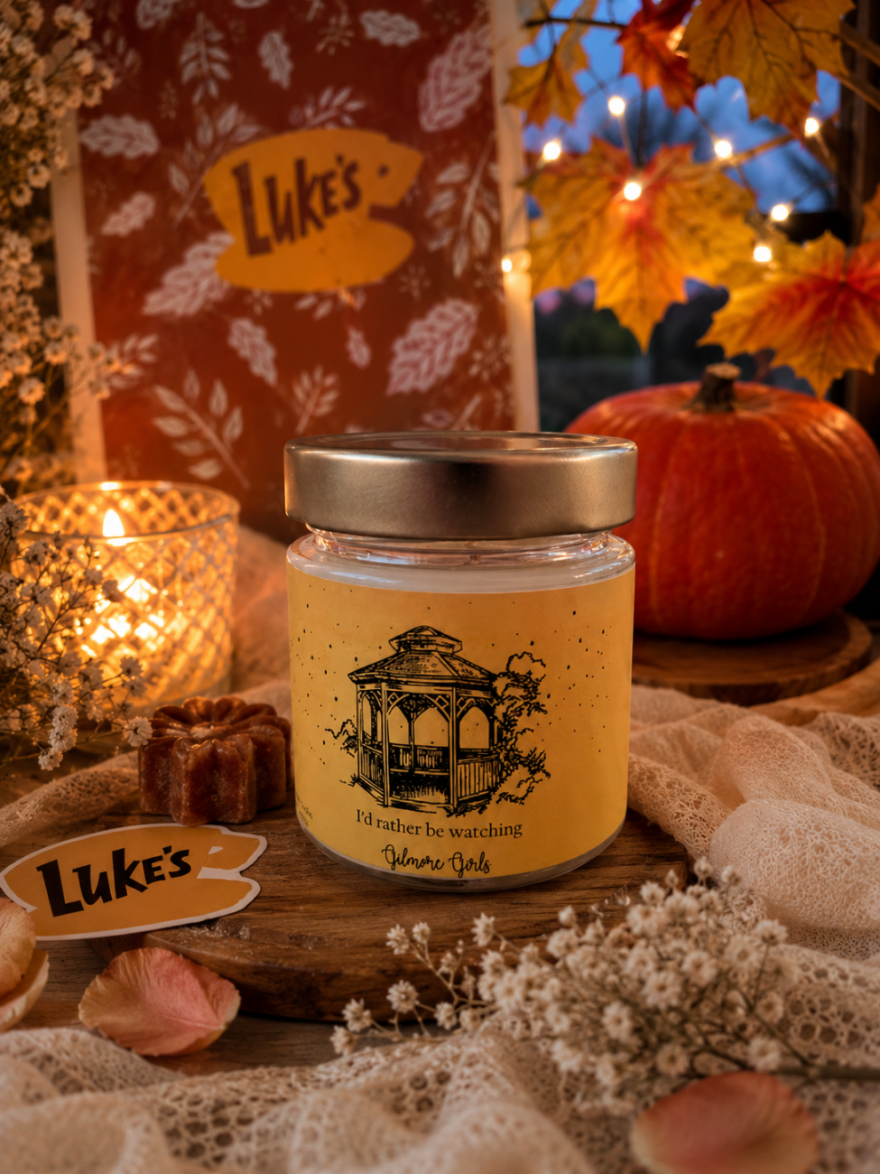 I’d rather be watching Gilmore Girls – χειροποίητο φυτικό κερί σόγιας