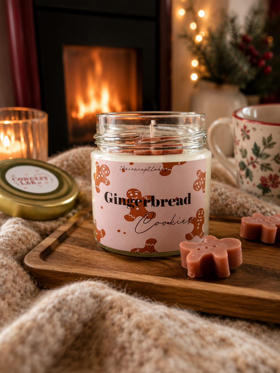 Gingerbread Cookies – χειροποίητο φυτικό κερί σόγιας
