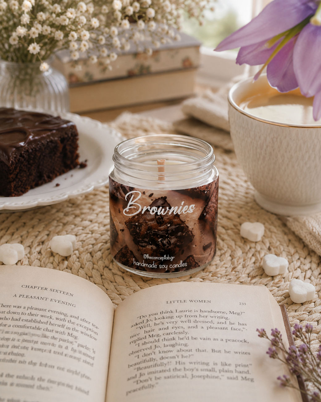 Brownies – χειροποίητο φυτικό κερί σόγιας