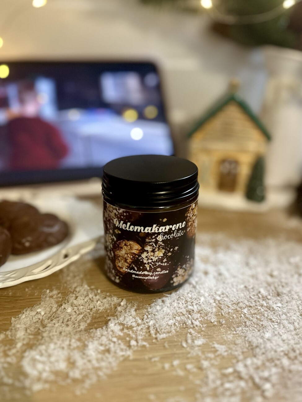 Melomakarono with Chocolate – χειροποίητο φυτικό κερί σόγιας 240ml