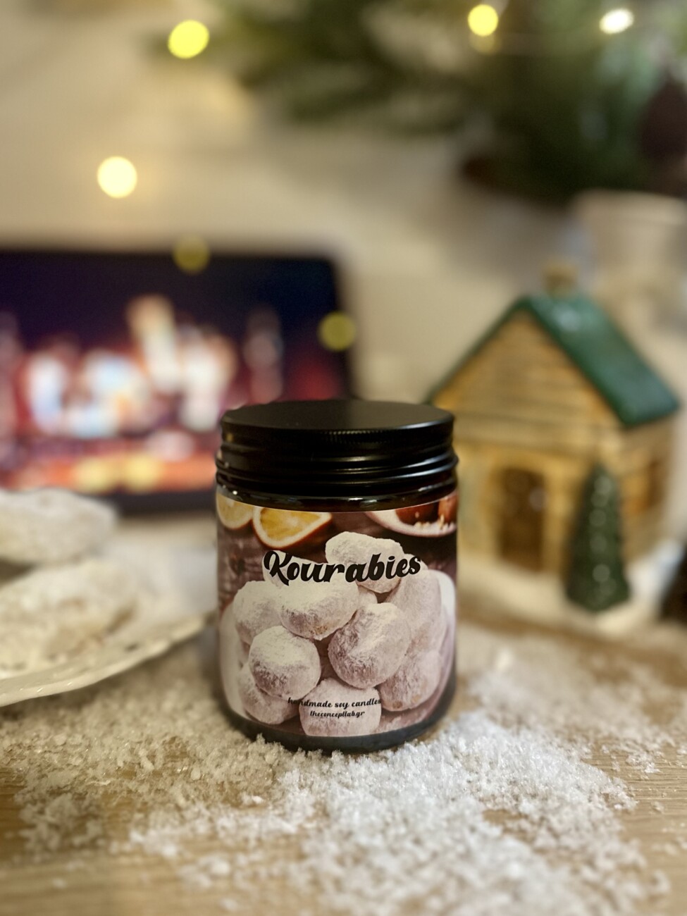 Kourabies – χειροποίητο φυτικό κερί σόγιας 240ml