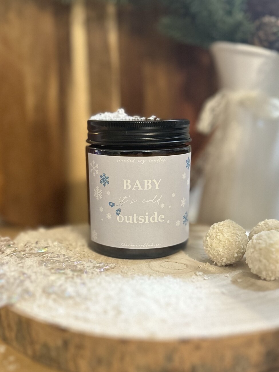 Baby it’s cold outside – χειροποίητο φυτικό κερί σόγιας 240ml
