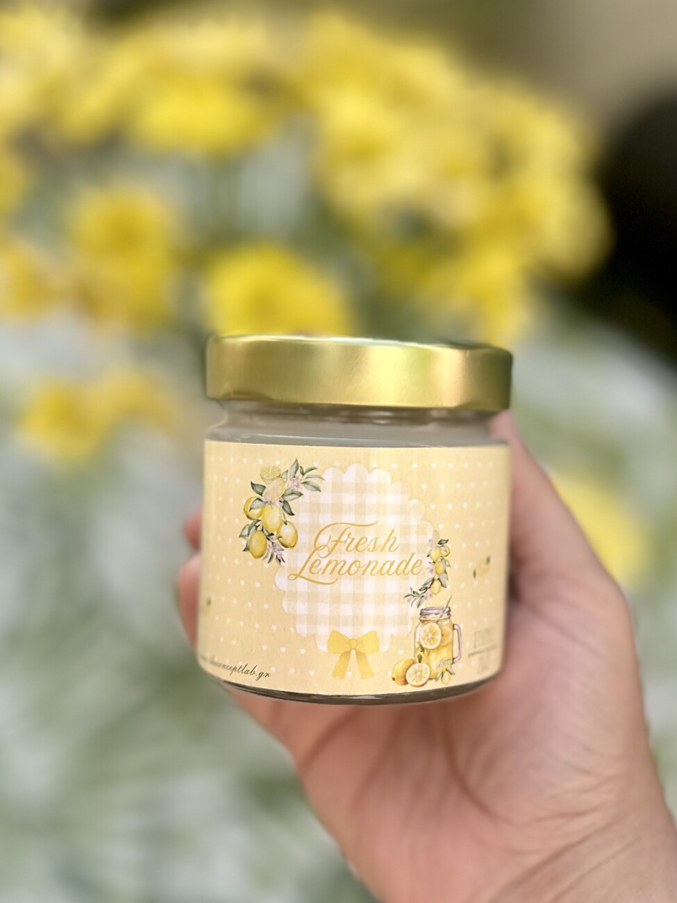 Fresh Lemonade – χειροποίητο φυτικό κερί σόγιας