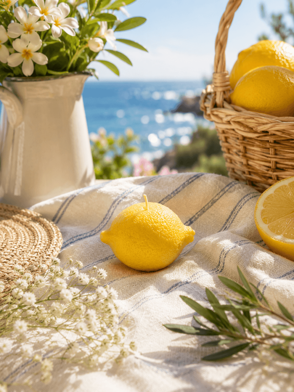 Lemons – χειροποίητο καλούπι απο κερί ελαιοκράμβης 80gr