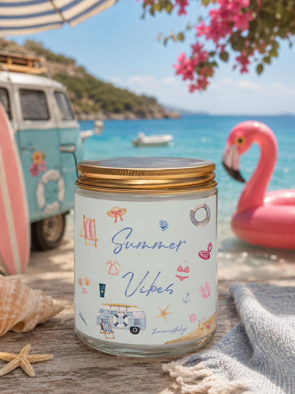 Summer Vibes – χειροποίητο φυτικό κερί σόγιας