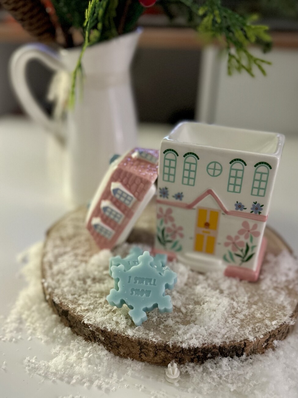 i smell Snow ❄️- wax melts σε κουτι