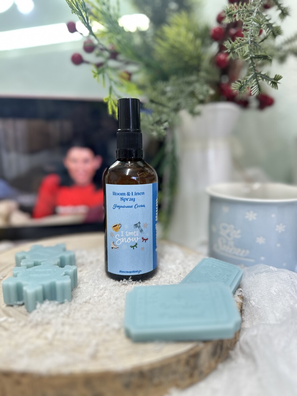 I smell Snow – Αρωματικό σπρευ χώρου & υφασματων γυαλινο μπουκάλι – 100ml