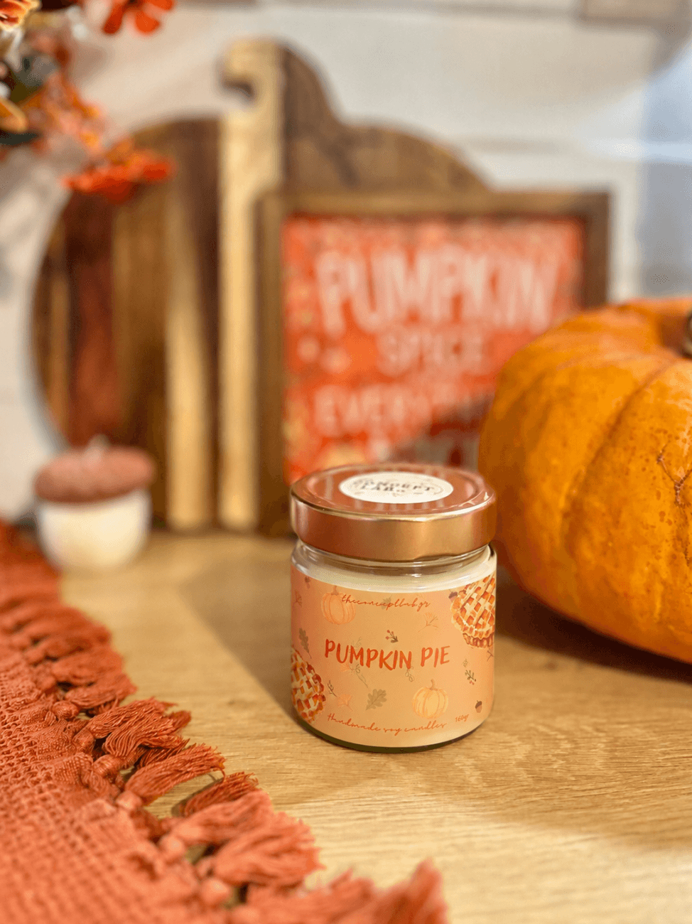 Pumpkin Pie – χειροποίητο φυτικό κερί σόγιας