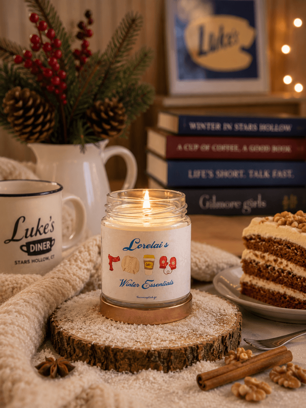Lorelai’s Winter Essentials – χειροποίητο φυτικό κερί σόγιας