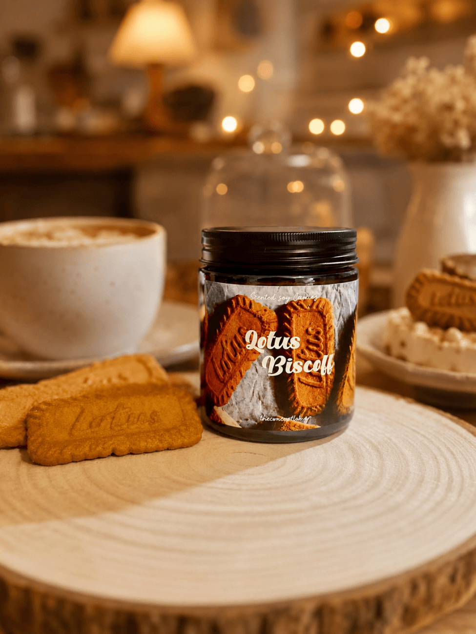 Lotus Biscoff  – χειροποίητο φυτικό κερί σόγιας