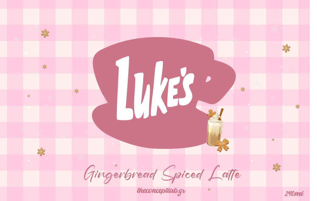 Luke’s Gingerbread Spiced Latte – χειροποίητο φυτικό κερί σόγιας 240ml