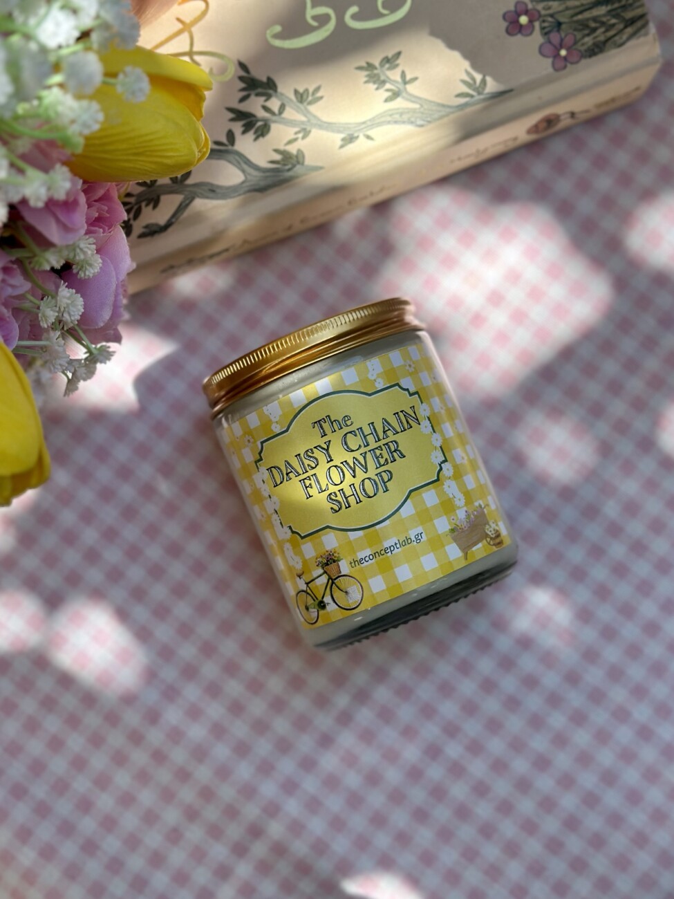 The Daisy Chain Flower Shop  – χειροποίητο φυτικό κερί σόγιας