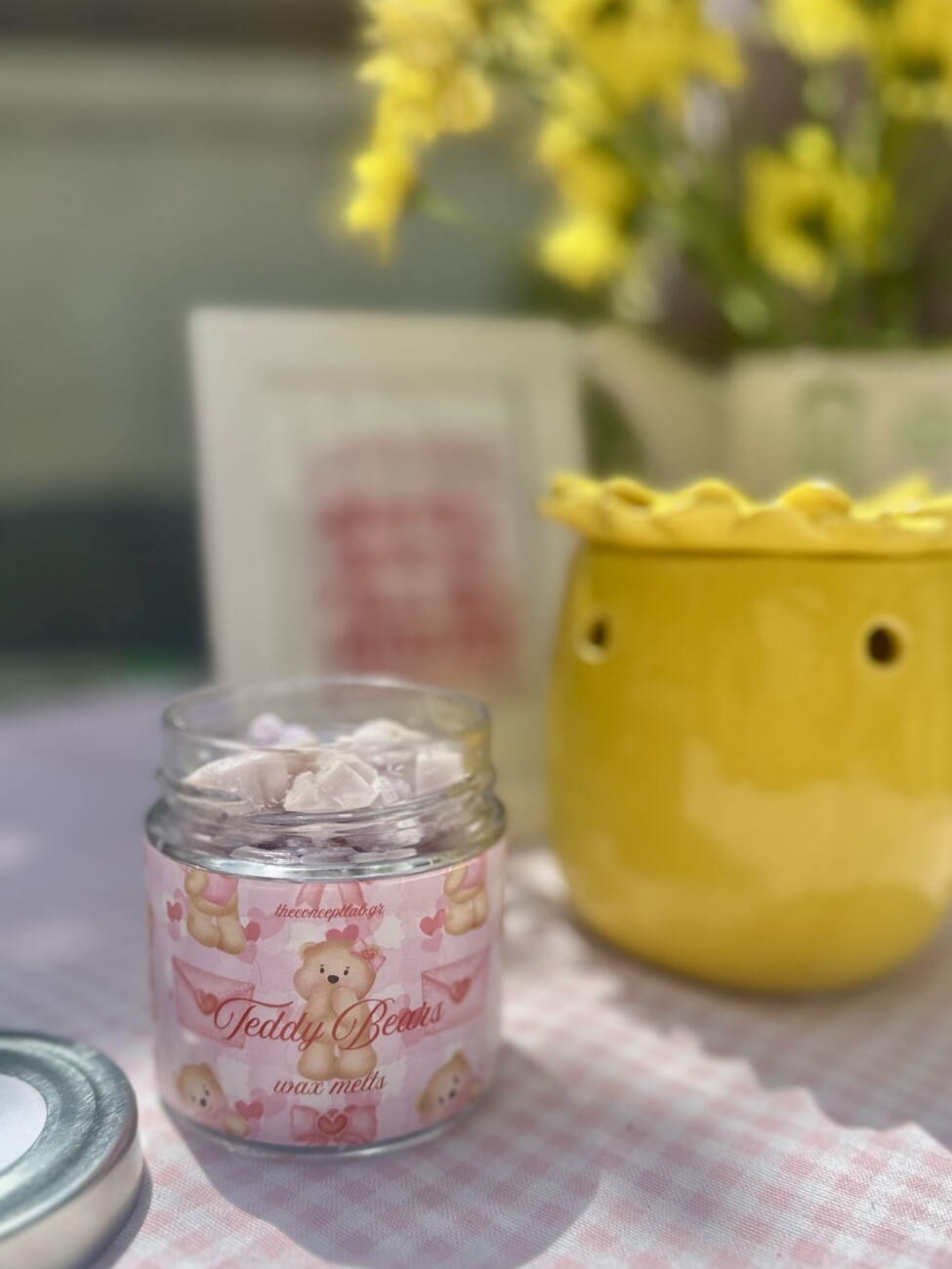 Teddy Bears – χειροποίητο wax melts σε βαζο