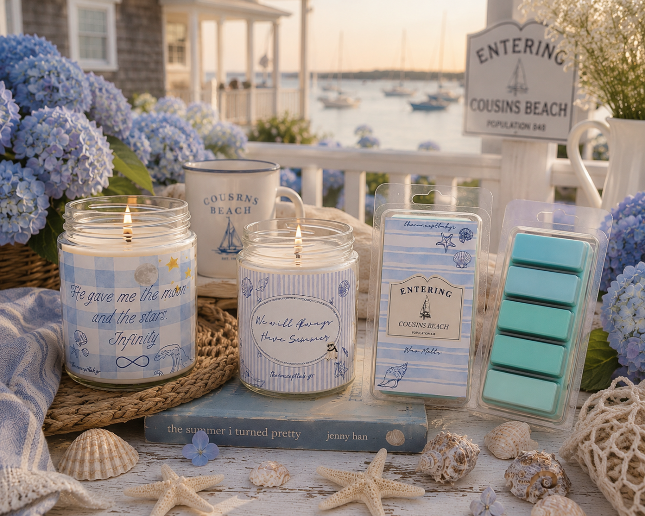 Meet me at Cousins Combo – χειροποίητα φυτικα κεριά σόγιας & wax melts ελαιοκράμβης