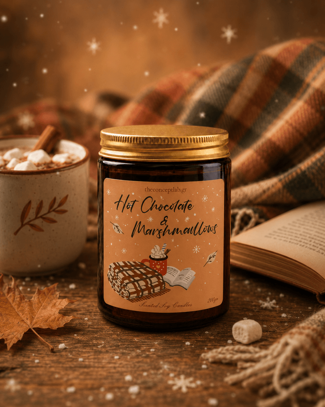 Hot Chocolate & Marshmallows – Αρωματικό κερί σόγιας