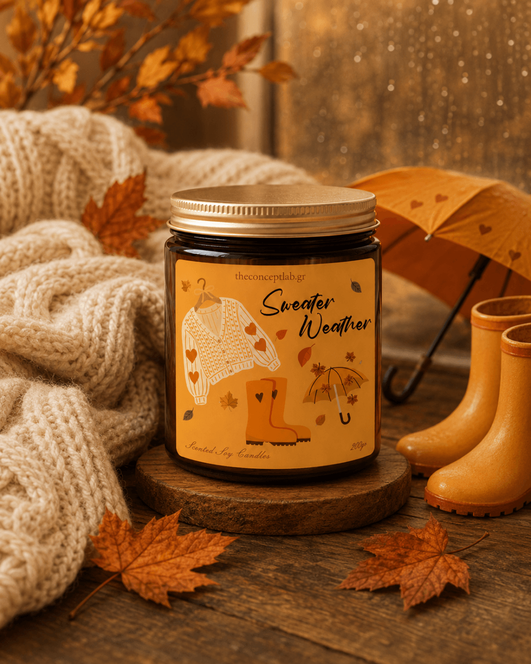 Sweater Weather – Αρωματικό κερί σόγιας