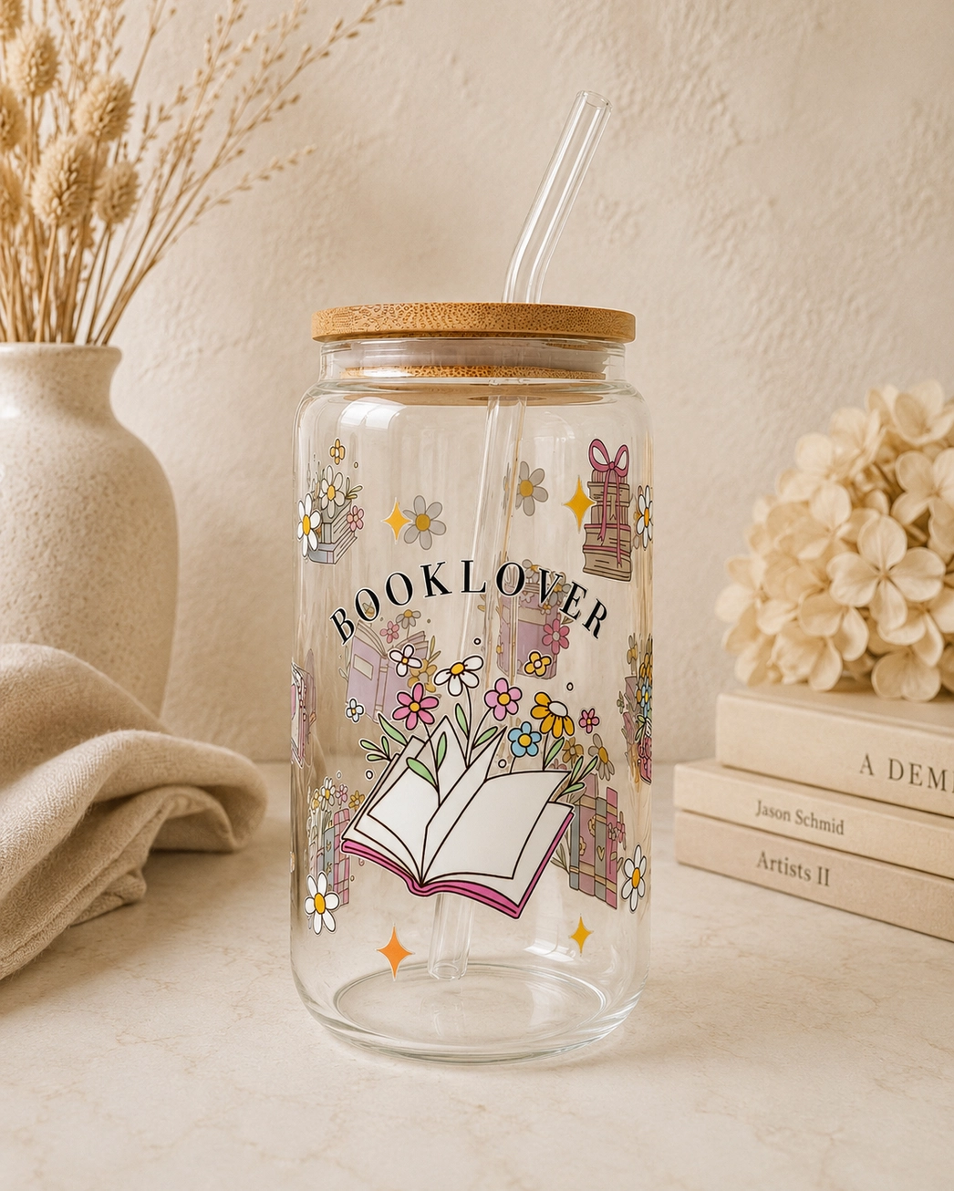 Bookish Glass Tumbler 500ml – Booklover