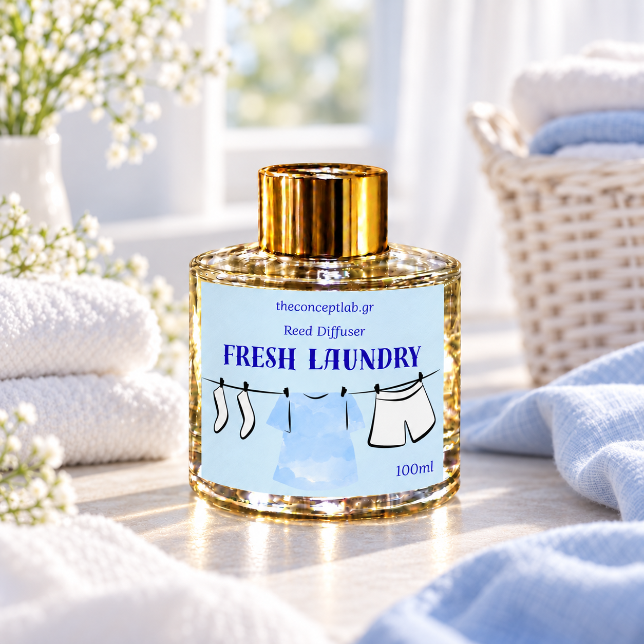 Αρωματικό Χώρου με Sticks – Fresh Laundry 100ml