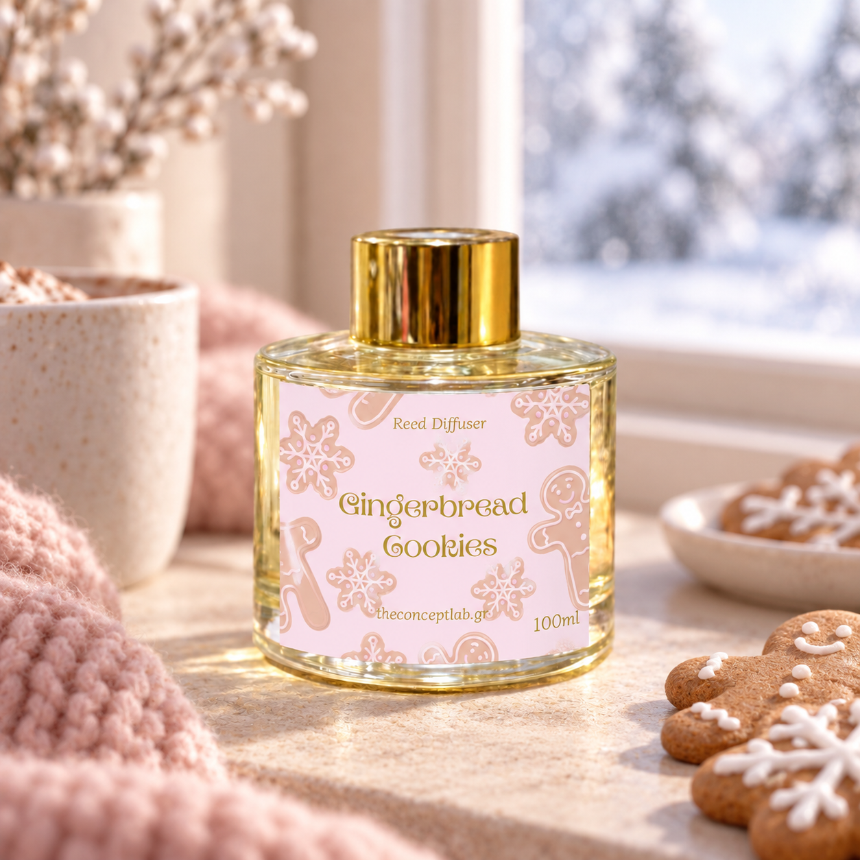 Αρωματικό Χώρου με Sticks – Gingerbread Cookies 100ml