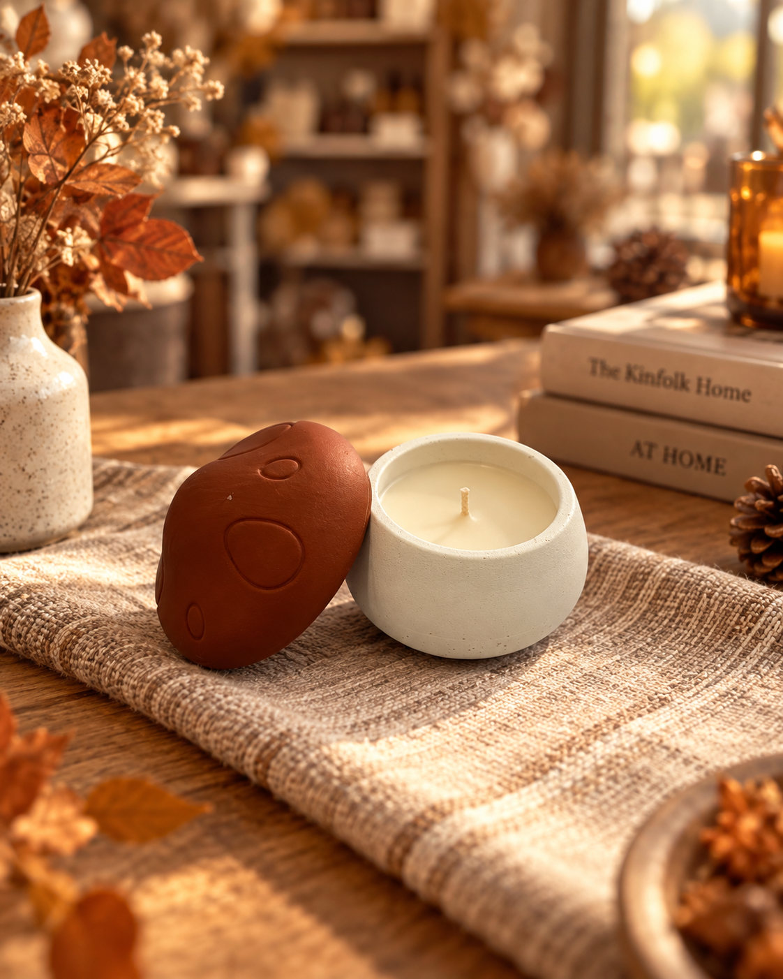 Brown Mushroom Candle – 90g