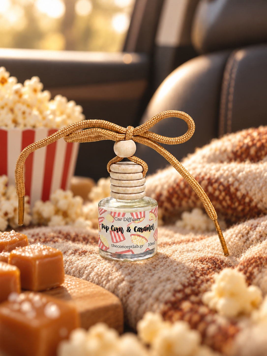 Pop Corn Caramel – Αρωματικό Αυτοκινήτου 10ml