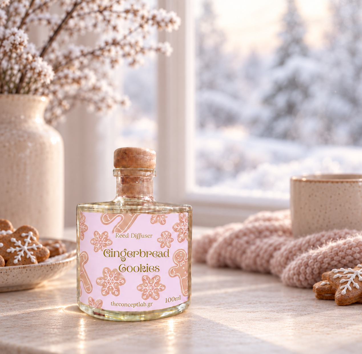Αρωματικό Χώρου με Sticks – Gingerbread Cookies 100ml