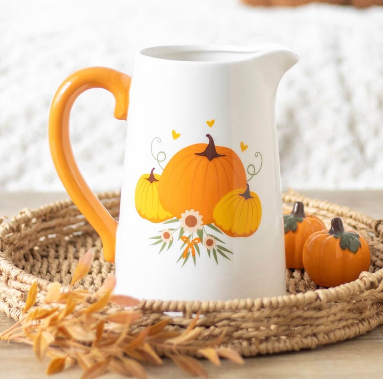 Autumn Pumpkin – Κεραμική Κανάτα / Βάζο Λουλουδιών