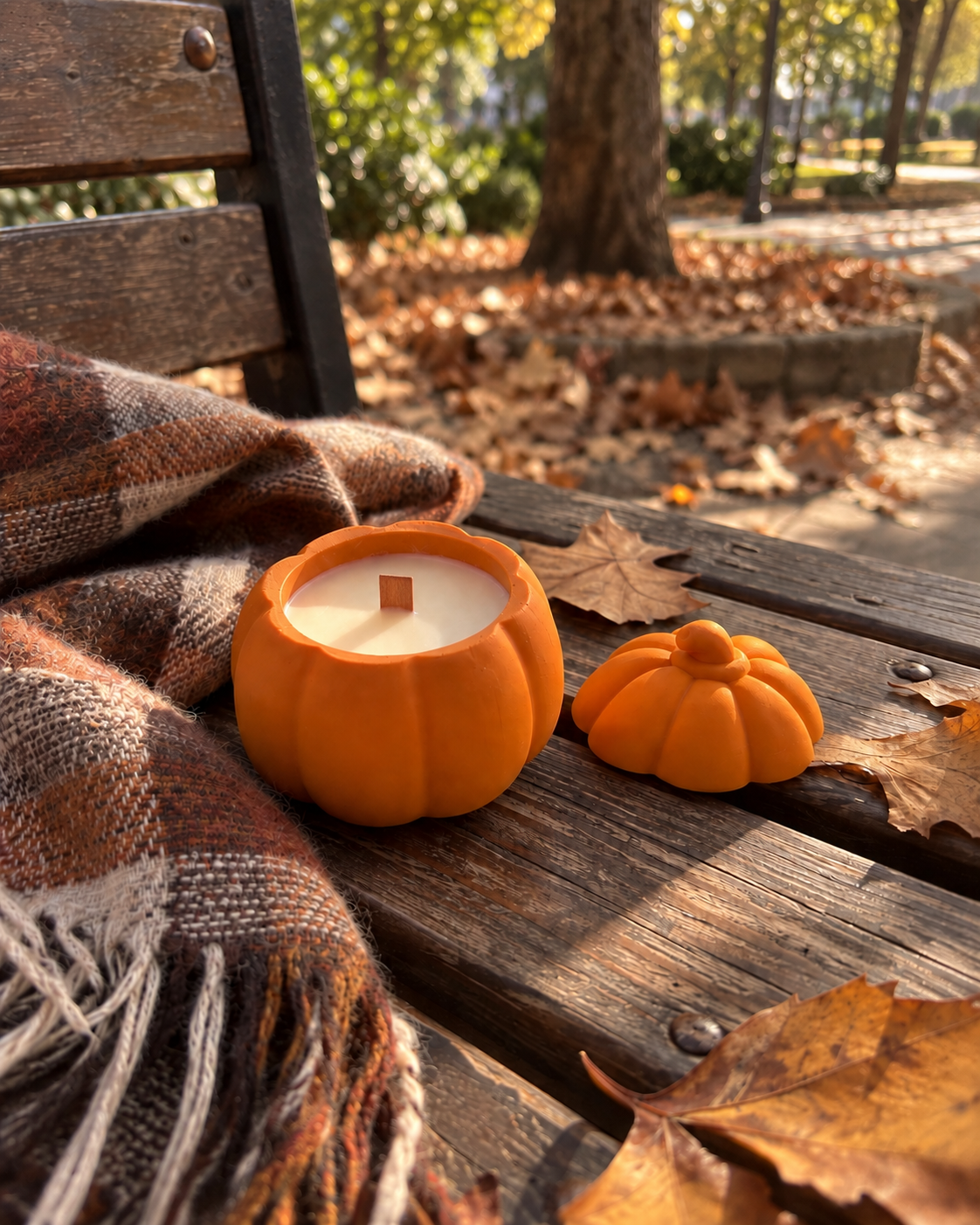 Orange Pumpkin Candle – 80g