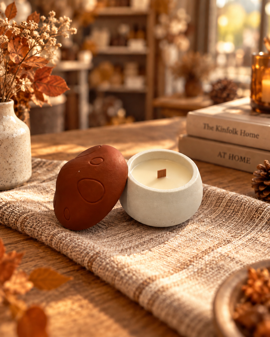Brown Mushroom Candle – 90g