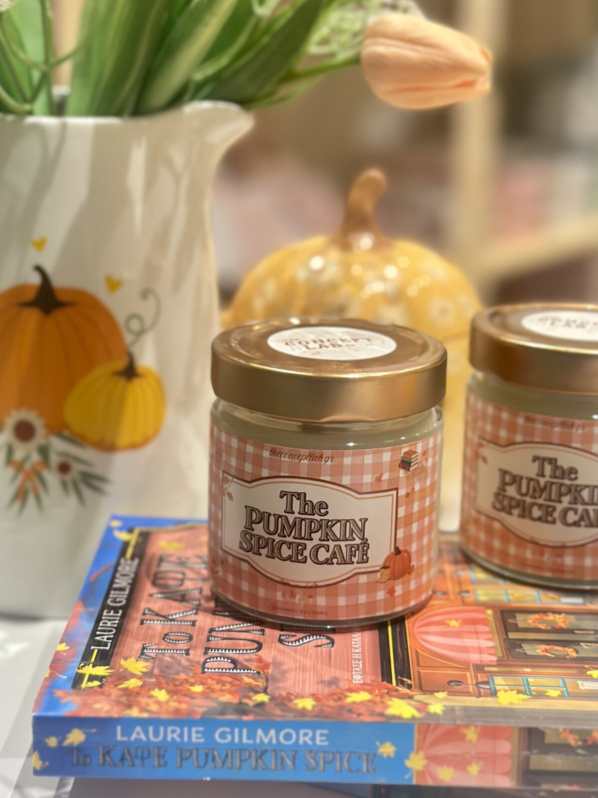 The Pumpkin Spice Café – Χειροποίητο Αρωματικό Κερί Σόγιας - Image 4
